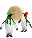 Discover Penguins Christmas Snow Santa T-Shirts