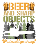 Discover beer, sharp, objects, funny, logger, arborist, for T-Shirts