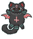 Discover Satanic Goth Cat