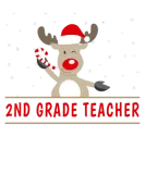 Discover Merry Christmas 2nd Grade Teacher Reindeer T-Shirts