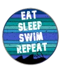 Discover Eat sleep swim repeat | Swimmer Swimming T-Shirts
