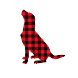 Discover Labrador Retriever Christmas Dog Buffalo Plaid 6 T-Shirts