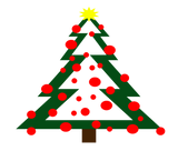Discover A decorated Christmas tree with a yellow star T-Shirts
