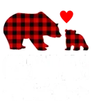 Discover Red Plaid Grandma Bear Christmas Pajama Matching T-Shirts