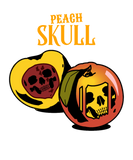 Discover Peach Skull Fruit Gift T-Shirts
