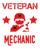 Discover Veteran Mechanic Red Army T-Shirts