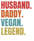 Discover Husband Dad Vegan Legend - Funny T-Shirts