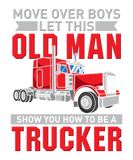 Discover TRUCKER: Old Man Trucker Gift