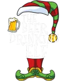 Discover Beer Drinking Elf Family Matching Christmas Funn T-Shirts