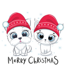 Discover Merry Christmas Dog and Cat Xmas sweet T-Shirts
