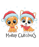 Discover Merry Christmas Dog and Cat Xmas T-Shirts