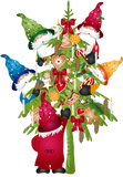 Discover Gnome family decorate the Christmas tree T-Shirts