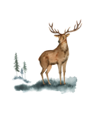 Discover Deer Art Forest Black Forest T-Shirts