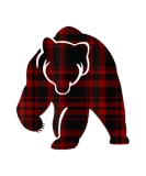 Discover Red Plaid Bear T-Shirts