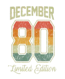 Discover Vintage 80s December 1980 40th Birthday Gift Idea T-Shirts