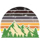 Discover Vintage The Mountains are Calling Hiking, Camping T-Shirts
