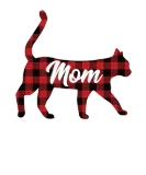 Discover Red Plaid Cat Mom Buffalo Matching Family Pajama T-Shirts