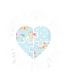 Discover Just A Girl Who Loves Puzzles Jigsaw Puzzle T-Shirts