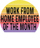 Discover Work From Home Employee Of The Month Retro Vintage T-Shirts