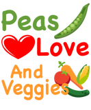 Discover Peas Love Veggies Funny Green Vegetables T-Shirts