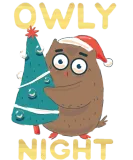 Discover Cute Owl - Owly Night - Christmas Eagle Owls - T-Shirts