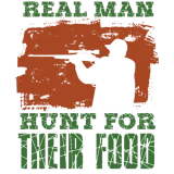 Discover Real men hunt their food hunting hunters Gift T-Shirts