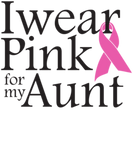 Discover i wear pink for my aunt T-Shirts