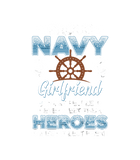 Discover Proud Navy Girlfriend Supporting A Hero Boy Friend T-Shirts