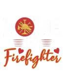 Discover Firefighter Wife Fireman Girlfriend Valentines Day T-Shirts