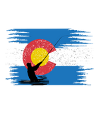 Discover Colorado Flag Fly Fishing Bass Trout Angler Fisher T-Shirts