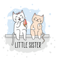 Discover Little sister/ sweet cat Sisters T-Shirts