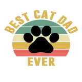 Discover Best Cat Dad Ever T-Shirts Funny Cat Lover T-Shirts
