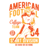 Discover American Football Championship White Retro Design T-Shirts
