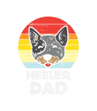 Discover Blue Red Heeler Dad Retro Animal Red Cattle Dog Me T-Shirts