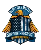 Discover Blue Lives Matter Badge | Thin Blue Line Flag T-Shirts