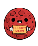 Discover Occupy Mars Red Planet Astronaut Space Exploration T-Shirts