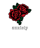 Discover Anxiety Soft Grunge Aesthetic Red Rose Flower Gift