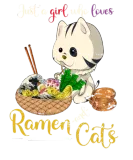 Discover Ramen cat girl T-Shirts