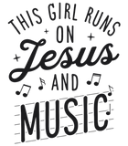 Discover This Girl Runs On Jesus And Music Lover Christian T-Shirts
