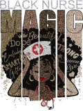 Discover Black Nurse Natural Hair Afro for African American T-Shirts
