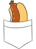 Discover Hotdog In The Pocket Sausage Hot Dog Bun Pocket T-Shirts