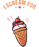 Discover I Scream For Ice Cream Ice Cream cone T-Shirts