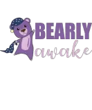 Discover Bearly Awake Purple Bear Teddy Bears T-Shirts