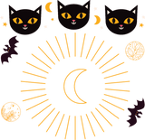 Discover Black Cats Magic Moon Bats T-Shirts