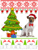 Discover Jack Russell Terrier Dog Christmas Reindeer Tree X T-Shirts