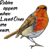 Discover Robins Appear When Loved Ones Are Near Red Bird T-Shirts