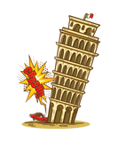 Discover Adventure Funny Leaning Tower of Pisa T-Shirts