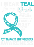 Discover I Wear Teal for my Dad PTSD Awareness T-Shirts