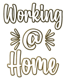Discover Working At Home House Flat Home Office Schooling T-Shirts
