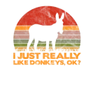 Discover My preferred animals are funny donkeys, retro T-Shirts